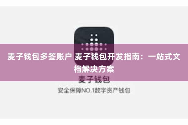麦子钱包多签账户 麦子钱包开发指南：一站式文档解决方案