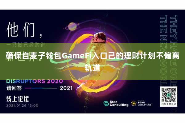 确保自麦子钱包GameFi入口己的理财计划不偏离轨道